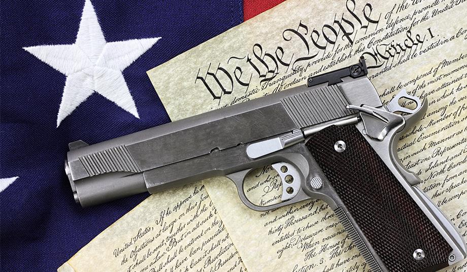 Handgun on Constitution