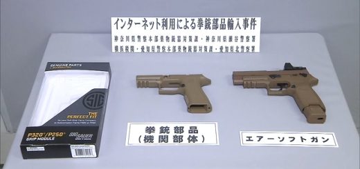 P320 Grip Module Japan Arrest